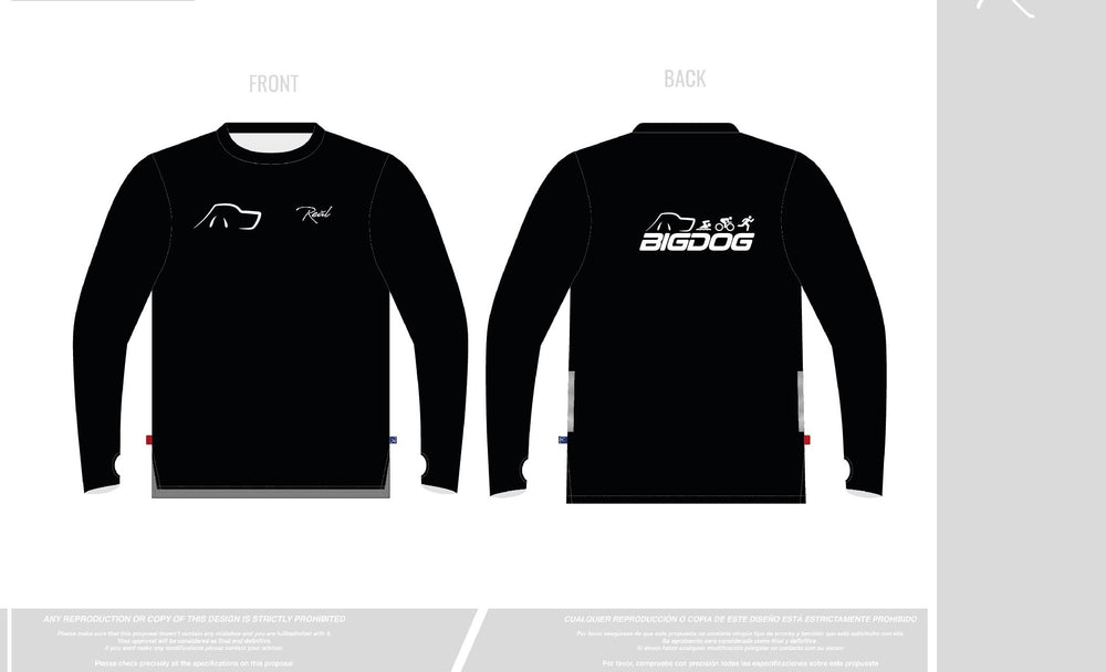 Men's NegativeSplit Long Sleeve Run Shirt - BigDog