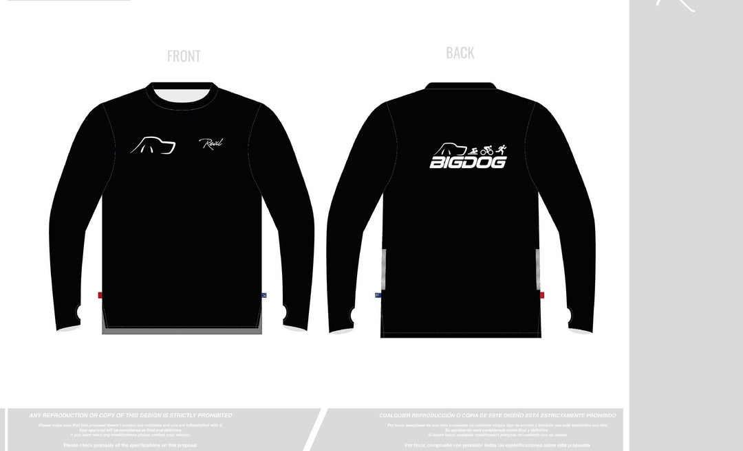Men's NegativeSplit Long Sleeve Run Shirt - BigDog