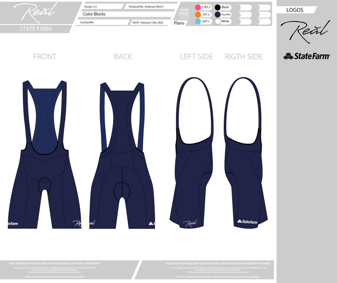 Men's H340 Cycling Bibs - GT 2026