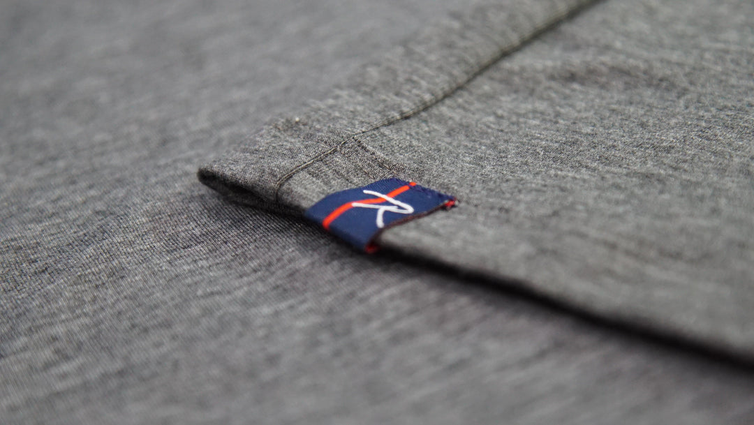 The heather grey of the Men's Blue Ridge shirt suggests comfort. The Poly/Lycra/Tencel blended fabric delivers the comfort. You can wear this shirt during your run, before your workout or race. It is best worn while making the walk up to the podium afterwards.